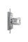 Розетка комп'ютерна, RJ45, кат.6, UTP, подвійна, Сталь, Asfora, EPH4800162