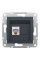 Розетка комп'ютерна, RJ45, кат.5е, STP, Антрацит, Asfora, EPH5000171