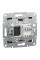 Розетка комп'ютерна, RJ45, кат.5е, STP, Антрацит, Asfora, EPH5000171