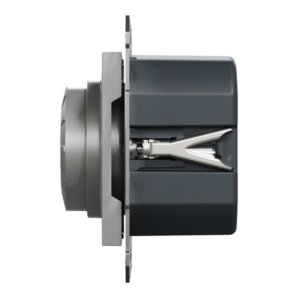 Світлорегулятор поворотний LED, RC 3-370 Вт, Алюміній, Asfora, EPH6800161