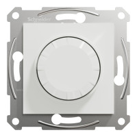 Светорегулятор поворотный LED, RC 3-370 Вт, Белый, Asfora, EPH6870121
