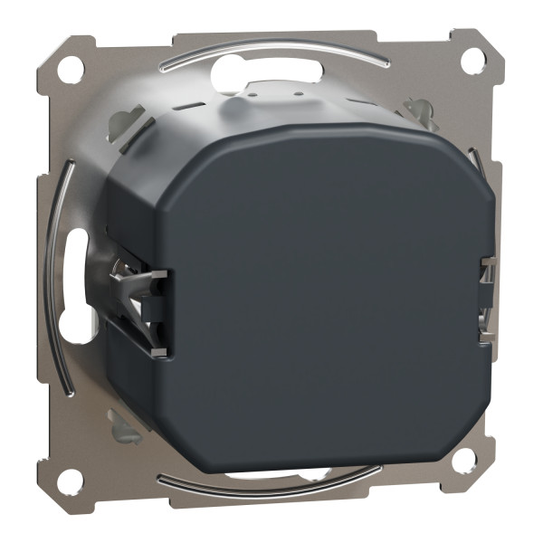 Світлорегулятор поворотний LED, RC 3-370 Вт, Білий, Asfora, EPH6870121
