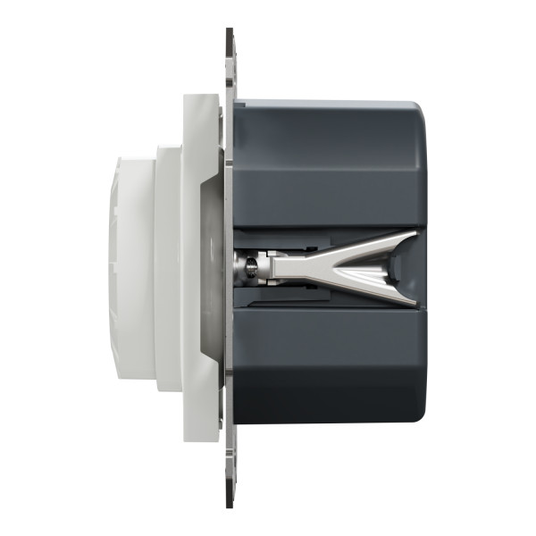Світлорегулятор поворотний LED, RC 3-370 Вт, Білий, Asfora, EPH6870121