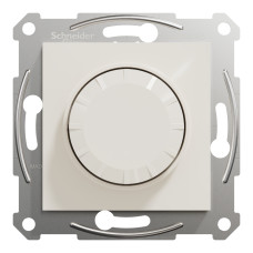 Світлорегулятор поворотний LED, RC 3-370 Вт, Кремовий, Asfora, EPH6870123