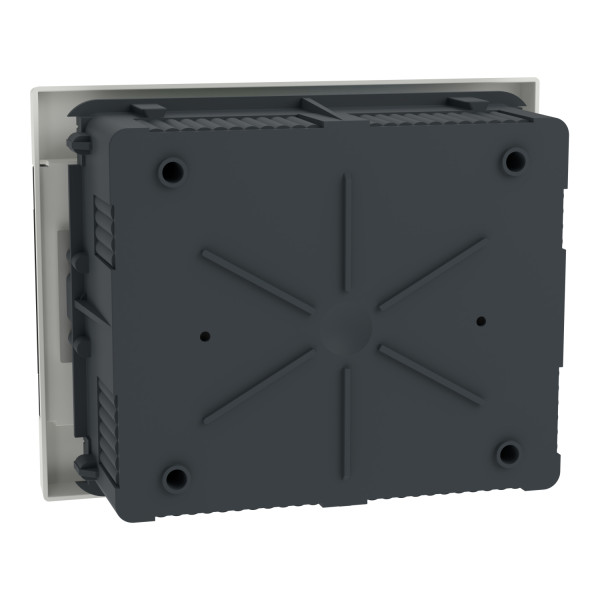 Щит пластиковий Easy9 EU, врізний, 1 ряд 8 модулів, димчасті двері, Schneider Electric EZ9EUA108