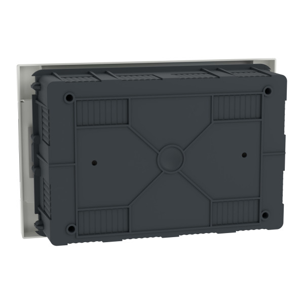 Щит пластиковий Easy9 EU, врізний, 1 ряд 12 модулів, димчасті двері, Schneider Electric EZ9EUA112