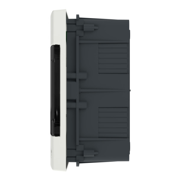 Щит пластиковий Easy9 EU, врізний, 1 ряд 12 модулів, димчасті двері, Schneider Electric EZ9EUA112