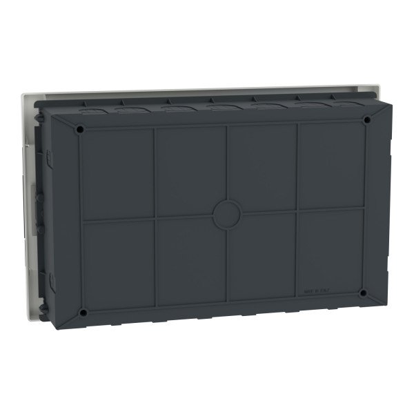 Щит пластиковий Easy9 EU, врізний, 1 ряд 18 модулів, димчасті двері, Schneider Electric EZ9EUA118