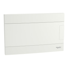 Щит пластиковий Easy9 EU, врізний, 1 ряд 12 модулів, білі двері, Schneider Electric EZ9EUB112