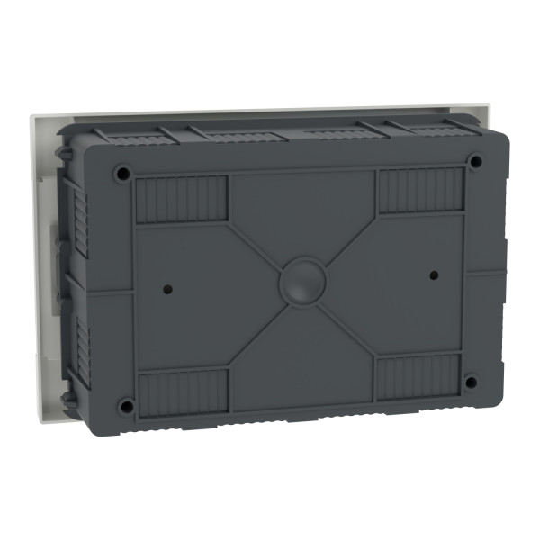 Щит пластиковий Easy9 EU, врізний, 1 ряд 12 модулів, білі двері, Schneider Electric EZ9EUB112