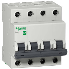 Автоматичний вимикач 4P, 50A, С, 6kA, Easy9, Schneider Electric EZ9F34450