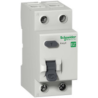 Пристрій захисного відключення (ПЗВ), 2P, 40A, 30mA, АС, Easy9, Schneider Electric EZ9R34240