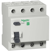 Устройство защитного отключения (УЗО), 4P, 63A, 30mA, АС, Easy9, Schneider Electric EZ9R34463