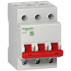 Вимикач навантаження І-О, 3Р, 400В, 100А, 5кА, Easy9, Schneider Electric EZ9S16391