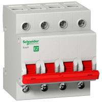 Вимикач навантаження І-О, 4Р, 400В, 63А, 5кА, Easy9, Schneider Electric EZ9S16463