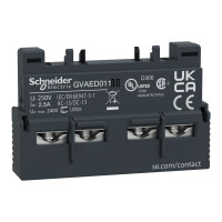 GV3ФРОНТ.БЛОК ДОД.КОНТ.1NC+1NO(АВАР.СИГ), Schneider Electric GVAED011
