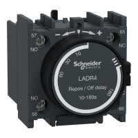 ДОДАТ.КОНТ.БЛОК З ВИТРИМКОЮ ЧАСУ, Schneider Electric LADR4