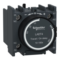 ДОДАТ.КОНТ.БЛОК З ВИТРИМКОЮ ЧАСУ, Schneider Electric LADT4