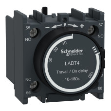 ДОДАТ.КОНТ.БЛОК З ВИТРИМКОЮ ЧАСУ, Schneider Electric LADT4