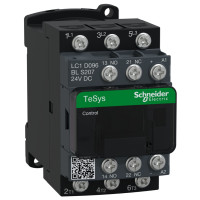 ЖД КОНТАКТОР TESYS LC1D 3P 9А =24В НИЗК, Schneider Electric LC1D096BLS207