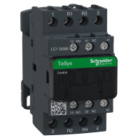 КОНТАКТОР D 4P 9A 2НО+2НЗ AC3 ~24В, Schneider Electric LC1D098B7