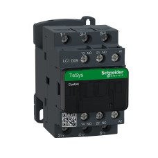 КОНТАКТОР 3Р,9A,НО+НЗ, 24В 50Гц, Schneider Electric LC1D09B7