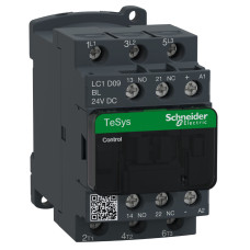 КОНТАКТОР 3Р,9A,НО+НЗ,24В,2.4Вт,РОЗШИР., Schneider Electric LC1D09BL