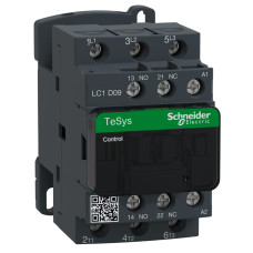 КОНТАКТОР 3Р,9A,НО+НЗ,240В 50Гц, Schneider Electric LC1D09U7