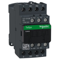 КОНТАКТОР 4P, 25A-AC1, =110В, Schneider Electric LC1D128FD