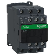 КОНТАКТОР TESYS D 3Р 12A НО+НЗ 12В =, Schneider Electric LC1D12JD
