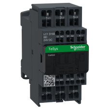 КОНТАКТОР TESYS D 3Р,18A,=24В ПРУЖ., Schneider Electric LC1D183BD