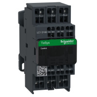 КОНТАКТОР 3Р,18A,НО+НЗ,220В 50Гц ПРУЖ., Schneider Electric LC1D183M7