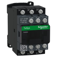 ЖД КОНТАКТОР TESYS LC1D 3P 18А=110В СТД, Schneider Electric LC1D186FDS207