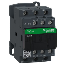 КОНТАКТОР D 3Р,18A,НО+НЗ, 440В 50/60Гц, Schneider Electric LC1D18R7