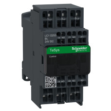 КОНТАКТОР 3Р 25A 1НО+1НЗ, =24В Н.СПОЖ., Schneider Electric LC1D253BL