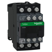 ЖД КОНТАКТОР TESYS LC1D 3P 25А =24В НИЗК, Schneider Electric LC1D256BLS207