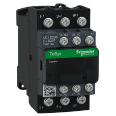 ЖД КОНТАКТОР TESYS LC1D 3P 25А =24В НИЗК, Schneider Electric LC1D256BLS207
