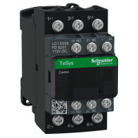 ЖД КОНТАКТОР TESYS LC1D 3P 25А=110В СТД, Schneider Electric LC1D256FDS207