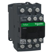 КОНТАКТОР TESYS LC1D 3P AC3 38А=110В ШИН, Schneider Electric LC1D386FD