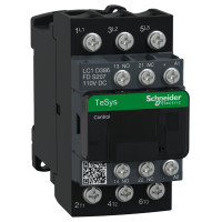 КОНТАКТОР LC1D 3P AC3 38А =110В, Schneider Electric LC1D386FDS207