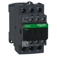 КОНТАКТОР 3Р,38A,НО+НЗ,24В,2.4Вт,РОЗШИР, Schneider Electric LC1D38BL