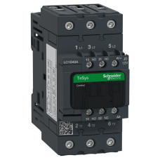 КОНТАКТОР TESYS D 3Р 40A НО+НЗ 12В =, Schneider Electric LC1D40AJD