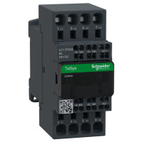 КОНТАКТОР 4Р 40A 1НО+1НЗ, =24В ПРУЖ., Schneider Electric LC1DT403BL
