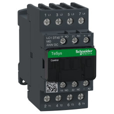 КОНТАКТОР 4P(4НО),АС1.40А,НО+НЗ,220В, Schneider Electric LC1DT40MD
