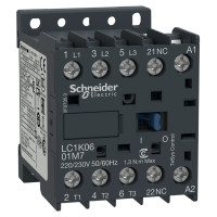 КОНТАКТОР TESYS K 3P 6A НЗ ~24В ГВИНТ, Schneider Electric LC1K0601B7