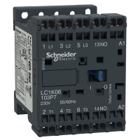 КОНТАКТОР TESYS K 3P 9A НВ ~24В ПРУЖ, Schneider Electric LC1K09103B7