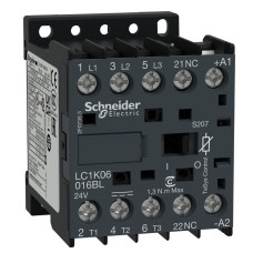 ЗД КОНТАКТОР TESYS LC1K 3P 12А =110В 1НЗ, Schneider Electric LC1K12016FLS207