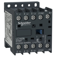 КОНТАКТОР TESYS K 3P 12A НЗ ~110В ГВИНТ, Schneider Electric LC1K1201F7
