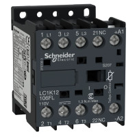 ЗД КОНТАКТОР TESYS LC1K 3P 12А =110В 1НВ, Schneider Electric LC1K12106FLS207