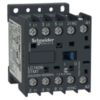 КОНТАКТОР TESYS K 3P 16A НЗ ~110В ГВИНТ, Schneider Electric LC1K1601F7